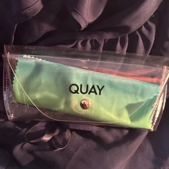 Quay Australia Black and Gold Sunglasses - Picture 6 of 6